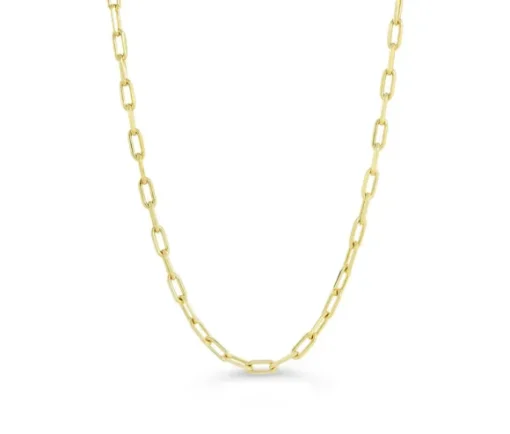 CHAINE EN OR 10K À MAILLE PAPERCLIP