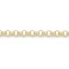 CHAINE EN OR 10K À MAILLE ROLO TAILLÉE DIAMANT