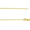 CHAINE EN OR 10K MAILLE BÂTONNET DECO