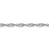 CHAINE SINGAPOUR 10K BLANC 18po 0.90MM