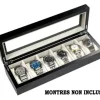 COFFRE POUR 6 MONTRES EN BOIS