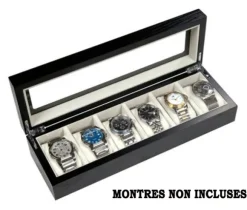 COFFRE POUR 6 MONTRES EN BOIS