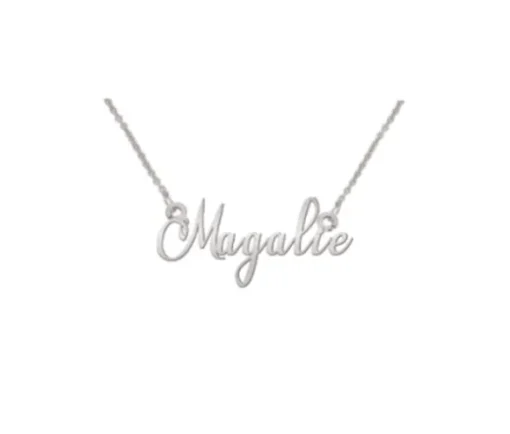COLLIER ARG PERSONNALISE JULIETTE