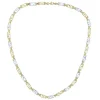 COLLIER EN OR 2 TONS À MOTIF VERSACE AJOURÉ TAILLÉ DIAMANT