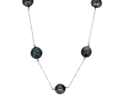 COLLIER 14K BL. P.TAHITI BAROC 10-10.5MM