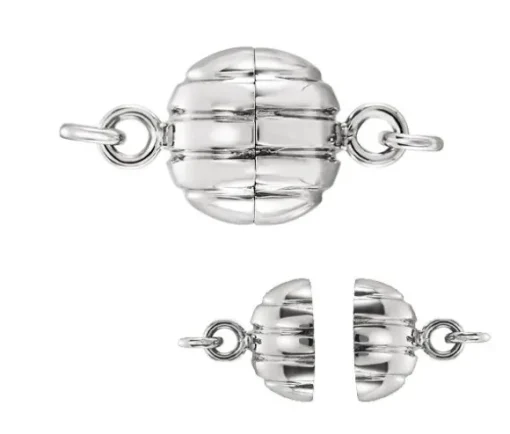 FERMOIR A COLLIER ARGENT 8MM