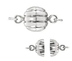 FERMOIR A COLLIER ARGENT 6MM