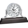 HORLOGE DE TABLE ACIER ET BOIS