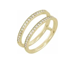 JACKET EN OR 14K SERTI DE DIAMANTS