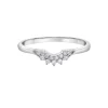 JONC CONTOUR EN OR BLANC SERTI DE DIAMANTS