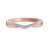 JONC EN OR 2 TONS OU TOUT BLANC SERTI DE DIAMANTS