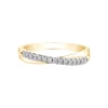 JONC EN OR BLANC, JAUNE OU ROSE SERTI DE DIAMANTS