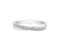 JONC EN OR BLANC, JAUNE OU ROSE SERTI DE DIAMANTS