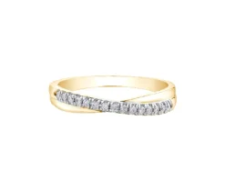 JONC EN OR BLANC, JAUNE OU ROSE SERTI DE DIAMANTS