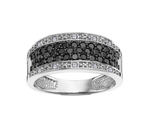 JONC EN OR BLANC OU ROSE SERTI DE DIAMANTS