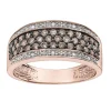 JONC EN OR BLANC OU ROSE SERTI DE DIAMANTS