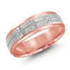 JONC EN OR CONFORT FIT SERTI DE DIAMANTS