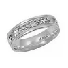 JONC EN OR CONFORT FIT TAILLÉ DIAMANT