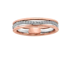 JONC EN OR JAUNE, ROSE OU BLANC SERTI DE DIAMANTS
