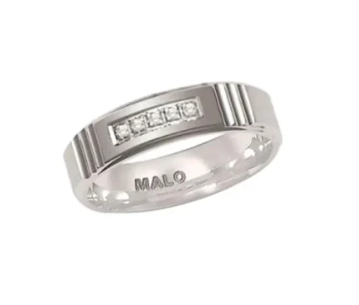 JONC EN OR 10K CONFORT FIT SERTI DE DIAMANTS