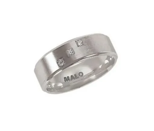 JONC EN OR 10K CONFORT FIT SERTI DE DIAMANTS