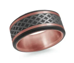 JONC EN OR 14K ET TANTALE