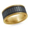 JONC EN OR 14K ET TANTALE