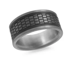 JONC EN OR 14K ET TANTALE