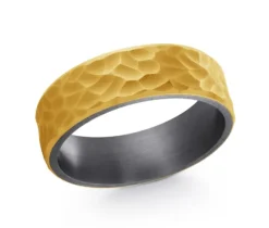JONC EN TANTALE ET OR 14K