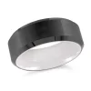 JONC EN TUNGSTÈNE /PVD NOIR ET PVD BLANC À LpiINTÉRIEUR CONFORT FIT