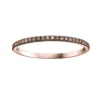 JONC SEMI-ÉTERNITÉ EN OR BLANC OU ROSE SERTI DE DIAMANTS NOIRS, BLEUS OU CHAMPAGNES