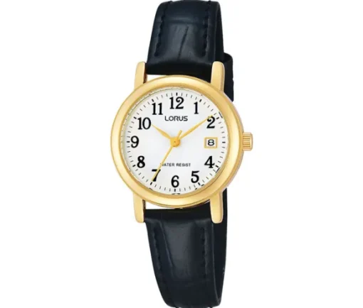 M.D. LORUS METAL DOREE CUIR NOIR