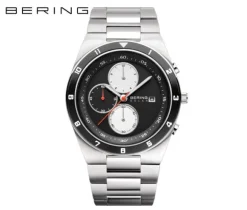 MONTRE BERING ACIER SOLAR FOND NOIR