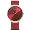 MONTRE BERING COLLECTION CHARITY EN ACIER/PVD ROSE ET ROUGE