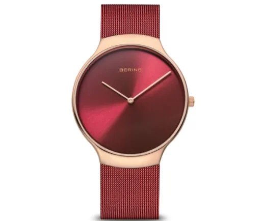 MONTRE BERING COLLECTION CHARITY EN ACIER/PVD ROSE ET ROUGE