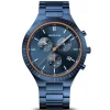 MONTRE BERING EN TITANE/PVD BLEU