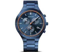MONTRE BERING EN TITANE/PVD BLEU