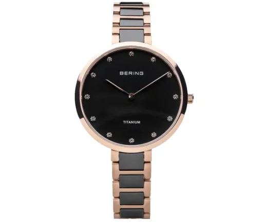 MONTRE BERING TITANE/PVD CRISTAUX SAPHIR