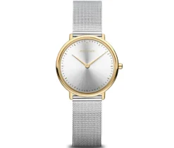 MONTRE BERING ULTRA SLIM POUR DAME EN ACIER/PVD OR