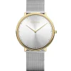 MONTRE BERING ULTRASLIM EN ACIER/PVD OR 2 TONS
