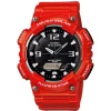 MONTRE CASIO ANALOGIQUE EN RÉSINE ROUGE
