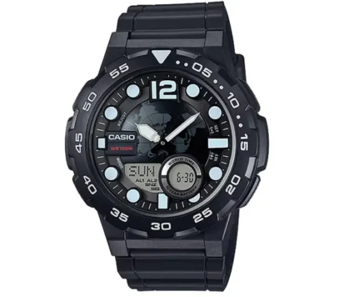 MONTRE CASIO ANALOGIQUE/NUMÉRIQUE EN RÉSINE