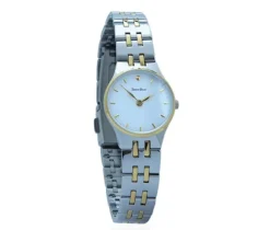 MONTRE DAME SAMUEL BOUKI EN ACIER/PVD OR 2 TONS