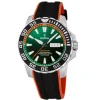 MONTRE FESTINA EN ACIER AVEC VERRE SAPHIR ET BRACELET DE CAOUTCHOUC