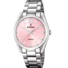 MONTRE FESTINA EN ACIER AVEC FOND ROSE