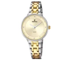 MONTRE FESTINA MADEMOISELLE AU QUARTZ EN ACIER/PVD OR 2 TONS