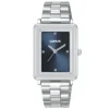 MONTRE LORUS EN ACIER RECTANGULAIRE AU QUARTZ