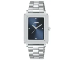 MONTRE LORUS EN ACIER RECTANGULAIRE AU QUARTZ