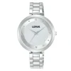 MONTRE LORUS POUR DAME EN ACIER SERTIE DE CRISTAUX