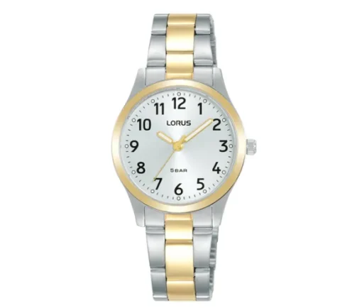 MONTRE LORUS POUR DAME EN ACIER/PVD OR 2 TONS